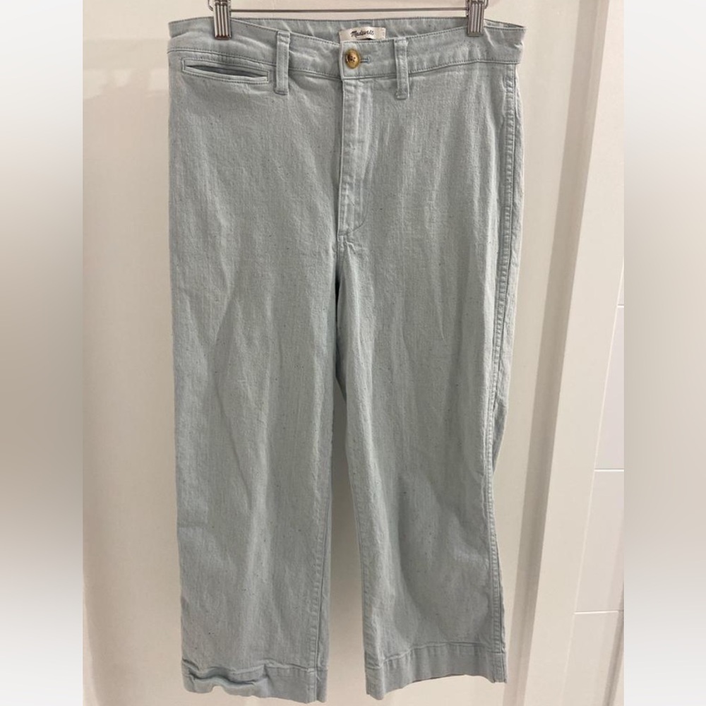 Madewell Wide-Leg Cropped Pants